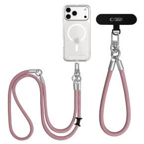TECH-PROTECT C10S ROPE CROSSBODY & WRIST DUSTY ROSETITANIUM