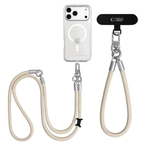 TECH-PROTECT C10S ROPE CROSSBODY & WRIST DESERT BEIGETITANIUM