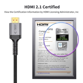 TECH-PROTECT ULTRABOOST CABLE HDMI 2.1 4K 120HZ  8K 60HZ 200CM BLACK