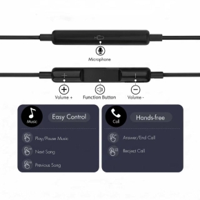 TECH-PROTECT ULTRABOOST TYPE-C EARPHONE CORE G3 BLACK