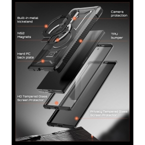 SUPCASE UB GRIP MAG MAGSAFE 2-SET GALAXY Z FOLD 8 BLACK