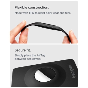 SPIGEN AIRFIT 2 2-PACK APPLE AIRTAG 1  2 BLACK