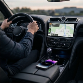 TECH-PROTECT ULTRABOOST CA01 APPLE CARPLAY  ANDROID AUTO ADAPTER USB BLUETOOTH 5.4 MATTE BLACK