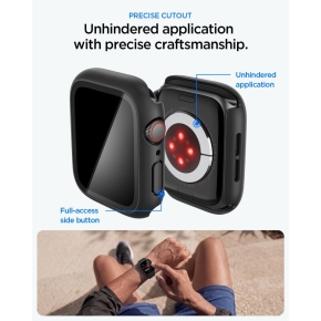SPIGEN THIN FIT 360 APPLE WATCH 4  5  6  SE 1  2  3 (44 MM) BLACK