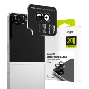 OSŁONA APARATU RINGKE CAMERA FRAME 2-PACK GALAXY Z FLIP 8 BLACK