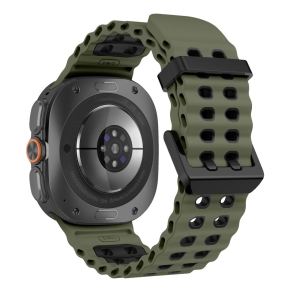 TECH-PROTECT ICONBAND PRO SAMSUNG GALAXY WATCH ULTRA 1  2 2024-2026 (47 MM) MILITARY GREENBLACK