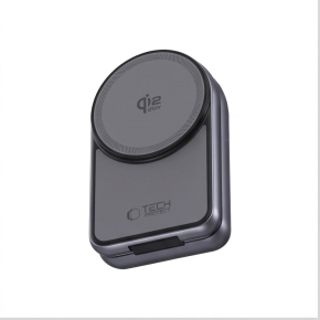 TECH-PROTECT A53 3IN1 MAGNETIC MAGSAFE WIRELESS CHARGER 25W QI2.2 DARK GREY