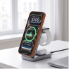 TECH-PROTECT A53 3IN1 MAGNETIC MAGSAFE WIRELESS CHARGER 25W QI2.2 DARK GREY