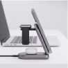 TECH-PROTECT A53 3IN1 MAGNETIC MAGSAFE WIRELESS CHARGER 25W QI2.2 DARK GREY
