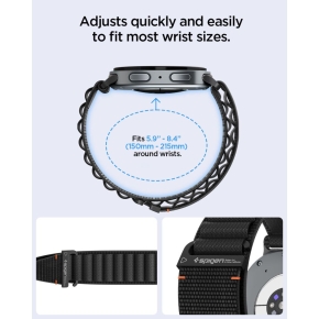 SPIGEN WBF1 BAND SAMSUNG GALAXY WATCH 8  9  CLASSIC (40  44  46 MM) BLACK
