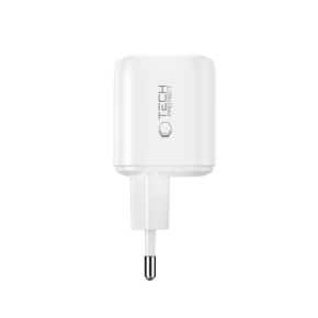 TECH-PROTECT NCA100W-GAN-AVS 3-PORT NETWORK CHARGER PD 3.2 100W  QC3.0 WHITE
