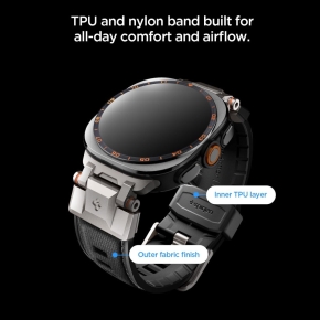 SPIGEN DURAPRO ARMOR BAND SAMSUNG GALAXY WATCH ULTRA 1  2 2024-2026 (47 MM) BLACK