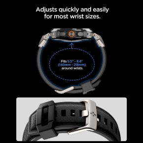 SPIGEN DURAPRO ARMOR BAND SAMSUNG GALAXY WATCH ULTRA 1  2 2024-2026 (47 MM) BLACK