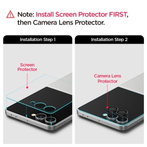 OSŁONA APARATU SPIGEN OPTIK PRO HD GLAS.TR ”EZ FIT” CAMERA PROTECTOR 2-PACK GALAXY Z FLIP 7  8 BLACK