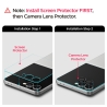 OSŁONA APARATU SPIGEN OPTIK PRO HD GLAS.TR ”EZ FIT” CAMERA PROTECTOR 2-PACK GALAXY Z FLIP 7  8 BLACK
