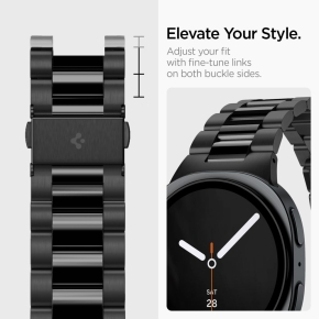 SPIGEN MODERN FIT 316L BAND SAMSUNG GALAXY WATCH 8  9  CLASSIC (40  44  46 MM) BLACK