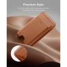 ESR CLASSIC RFID MAGNETIC WALLET MAGSAFE CARAMEL BROWN