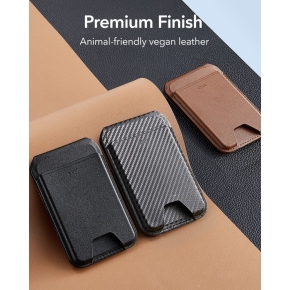 ESR CLASSIC RFID MAGNETIC WALLET STAND MAGSAFE CARBON FIBER BLACK