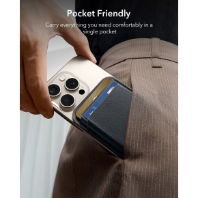 ESR CLASSIC RFID MAGNETIC WALLET MAGSAFE MIDNIGHT BLACK