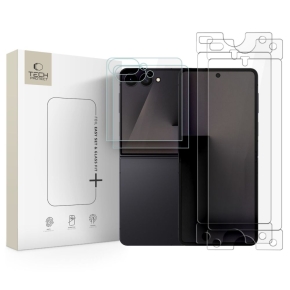 ZESTAW OCHRONNY TECH-PROTECT EASY SET FOIL & GLASS FIT+ 4IN1 GALAXY Z FLIP 7  8 CLEAR