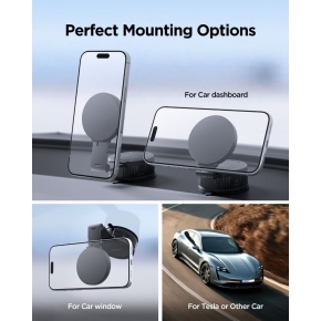 SPIGEN MFT35-1 MAGNETIC MAGSAFE DASHBOARD & SCREEN CAR MOUNT BLACK