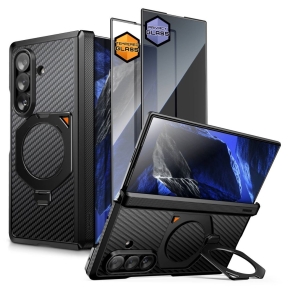 SUPCASE UB AERO MAGSAFE 2-SET GALAXY Z FOLD 8 ULTRA ARAMID BLACK
