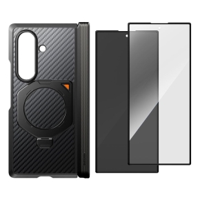 SUPCASE UB AERO MAGSAFE 2-SET GALAXY Z FOLD 8 ULTRA ARAMID BLACK