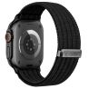 TECH-PROTECT NYLON SPORT APPLE WATCH 8  9  10  11  SE  ULTRA (44  45  46  49 MM) BLACK