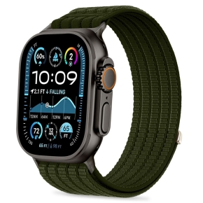 TECH-PROTECT NYLON SPORT APPLE WATCH 8 9 10 11 SE ULTRA (44 45 46 49 MM) MILITARY GREEN