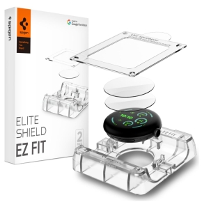 FOLIA HYDROŻELOWA SPIGEN ELITE SHIELD ”EZ FIT” 2-PACK GOOGLE PIXEL WATCH 3  4  5 (45 MM) CLEAR