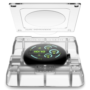 FOLIA HYDROŻELOWA SPIGEN ELITE SHIELD ”EZ FIT” 2-PACK GOOGLE PIXEL WATCH 3  4  5 (45 MM) CLEAR