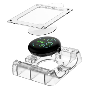 FOLIA HYDROŻELOWA SPIGEN ELITE SHIELD ”EZ FIT” 2-PACK GOOGLE PIXEL WATCH 3  4  5 (45 MM) CLEAR