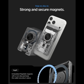 SPIGEN ULTRA HYBRID WALLET MAGSAFE MAGNETIC CARD HOLDER NEO ONE