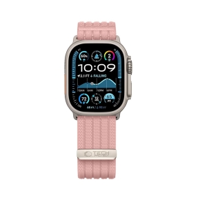 TECH-PROTECT NYLON SPORT APPLE WATCH 8  9  10  11  SE  ULTRA (44  45  46  49 MM) LIGHT PINK