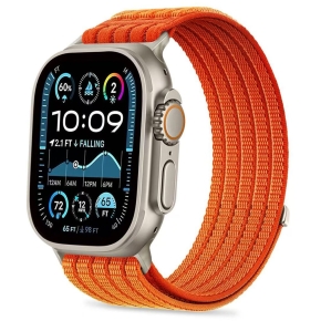 TECH-PROTECT NYLON SPORT APPLE WATCH 8  9  10  11  SE  ULTRA (44  45  46  49 MM) ORANGE