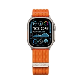 TECH-PROTECT NYLON SPORT APPLE WATCH 8  9  10  11  SE  ULTRA (44  45  46  49 MM) ORANGE