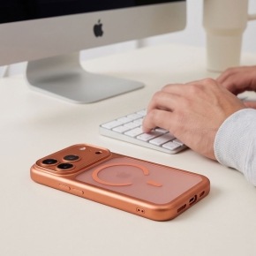 TECH-PROTECT MAGPEAK MAGSAFE CC IPHONE 17 PRO MAX  18 PRO MAX MATTE COSMIC ORANGE