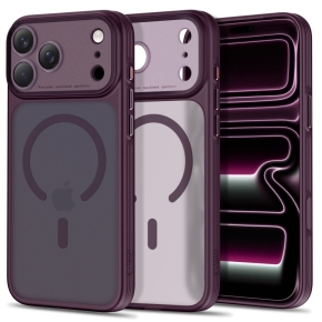 TECH-PROTECT MAGPRIME MAGSAFE CC IPHONE 17 PRO MAX  18 PRO MAX MATTE DARK CHERRY