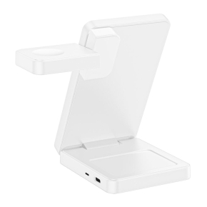 TECH-PROTECT A56 3IN1 MAGNETIC MAGSAFE WIRELESS CHARGER 25W QI2.2 WHITE