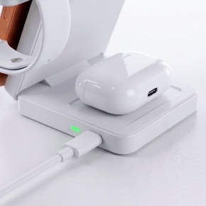 TECH-PROTECT A56 3IN1 MAGNETIC MAGSAFE WIRELESS CHARGER 25W QI2.2 WHITE