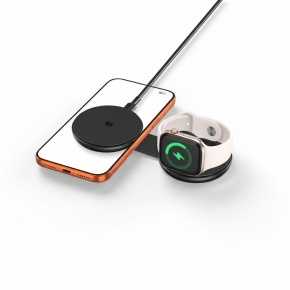 TECH-PROTECT A55 2IN1 MAGNETIC MAGSAFE WIRELESS CHARGER 25W QI2.2 BLACK