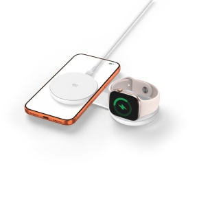 TECH-PROTECT A55 2IN1 MAGNETIC MAGSAFE WIRELESS CHARGER 25W QI2.2 WHITE