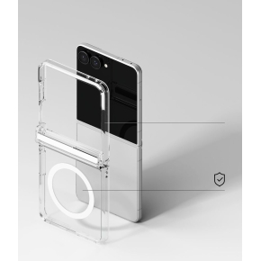 RINGKE FUSION FLAP MAGNETIC MAGSAFE GALAXY Z FLIP 8 CLEAR