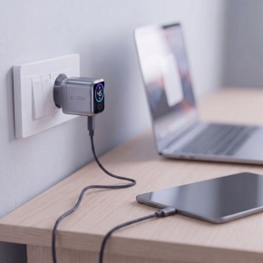 TECH-PROTECT POWERVISION NC45W-GAN 1-PORT NETWORK CHARGER PD 45W DARK GREY