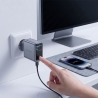 TECH-PROTECT POWERVISION NC100W-GAN 3-PORT NETWORK CHARGER PD 100W  QC3.0 DARK GREY