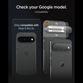 OSŁONA APARATU SPIGEN OPTIK PRO GLAS.TR EZ FIT CAMERA PROTECTOR 2-PACK GOOGLE PIXEL 11 PRO XL CLEAR