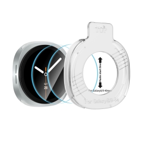 SZKŁO HARTOWANE TECH-PROTECT EASY SET+ 2-PACK SAMSUNG GALAXY WATCH 8  9 (40 MM) CLEAR