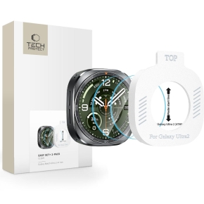 SZKŁO HARTOWANE TECH-PROTECT EASY SET+ 2-PACK SAMSUNG GALAXY WATCH ULTRA 2 2026 (47 MM) CLEAR