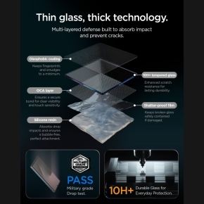 SZKŁO HARTOWANE SPIGEN GLAS.TR EZ FIT PRO 2-PACK GALAXY Z FOLD 7  8 ULTRA PRIVACY