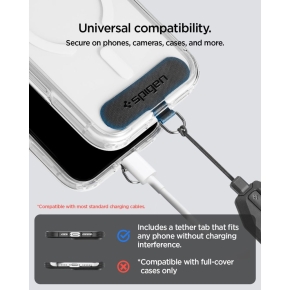 SPIGEN UNIVERSAL ADJUSTABLE LANYARD STRAP WRIST BLACK